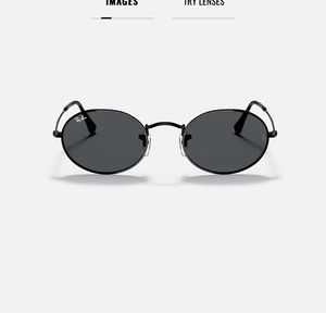 Ray Ban black oval sunglasses